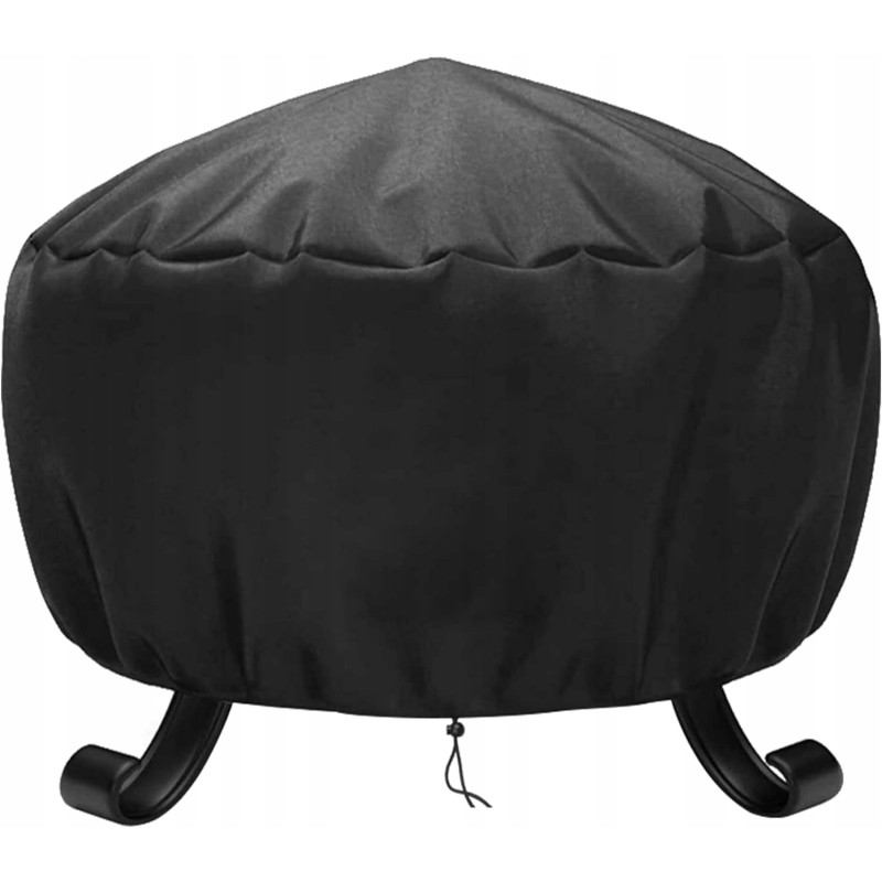 Cover for gas grill, garden fire pit, waterproof, round, large, 77 cm