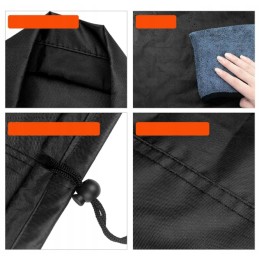 Cover for gas grill, garden fire pit, waterproof, round, large, 77 cm