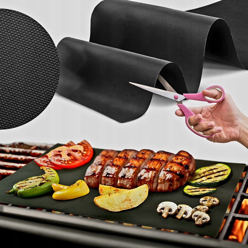 Tefloninis kilimėlis griliui ir kepimui - 20 vnt.