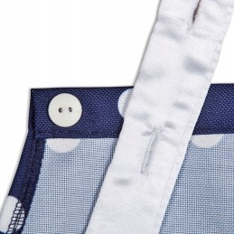 Prijuostės suknelė virtuvės prijuostė su taškeliais tamsiai mėlyna