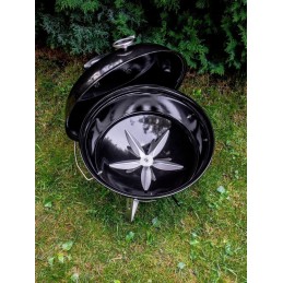 Nešiojamos anglies kepsninės 47 cm lėtai n sear kelioninis virdulio grilis 18