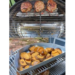 Nešiojamos anglies kepsninės 47 cm lėtai n sear kelioninis virdulio grilis 18