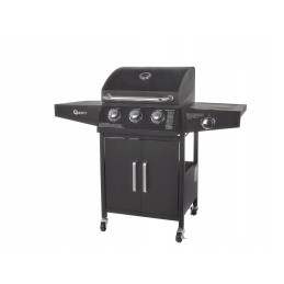 Dujinis sodo grilis 3+1 11,6 kW grotelės 4 degikliai