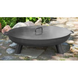 Sodo rąstinis židinys 100 cm