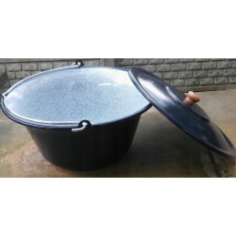 Sodo krano grilis - nerūdijančio plieno grotelės plius 10 litrų vengriškas virdulys ir židinio dangtis