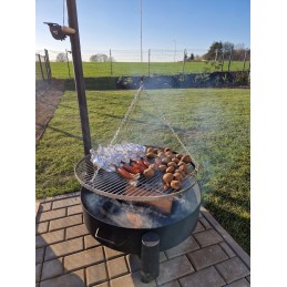 Sodo krano grilis - nerūdijančio plieno grotelės