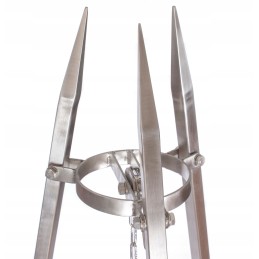 Nerūdijančio plieno grotelės su grotelėmis