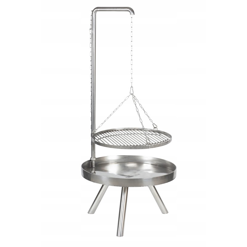 Nerūdijančio plieno grotelės su grotelėmis