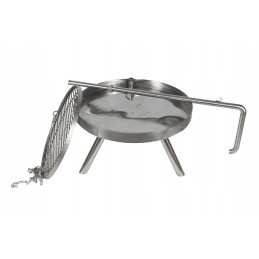 Nerūdijančio plieno grotelės su grotelėmis