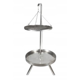 Nerūdijančio plieno grotelės su grotelėmis