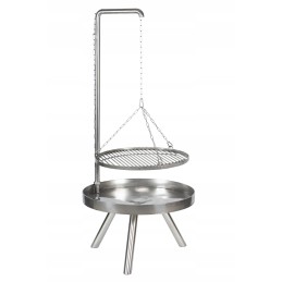 Nerūdijančio plieno grotelės su grotelėmis