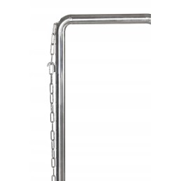 Nerūdijančio plieno grotelės su grotelėmis