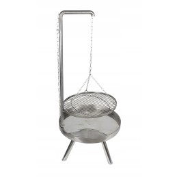 Nerūdijančio plieno grotelės su grotelėmis