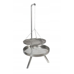 Nerūdijančio plieno grotelės su grotelėmis