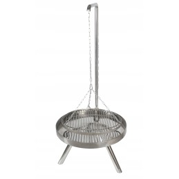 Nerūdijančio plieno grotelės su grotelėmis