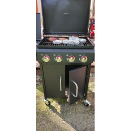 Sodo dujinis grilis 4 1 14 4 kW didelės grotelės