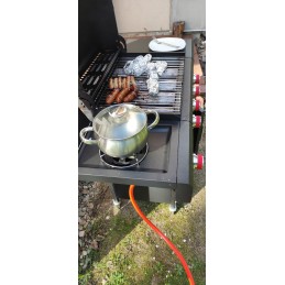 Sodo dujinis grilis 4 1 14 4 kW didelės grotelės