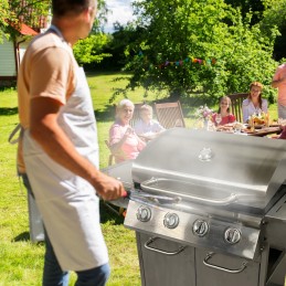 Ajova 5 degiklių 4+1 BBQ dujinė grilis ant ratų