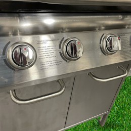 Ajova 5 degiklių 4+1 BBQ dujinė grilis ant ratų