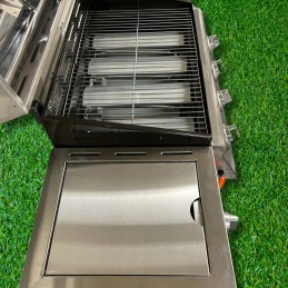 Ajova 5 degiklių 4+1 BBQ dujinė grilis ant ratų