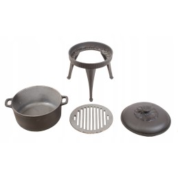 Ketaus virdulys 8l su grilio danga.