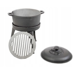 Ketaus virdulys 8l su grilio danga.