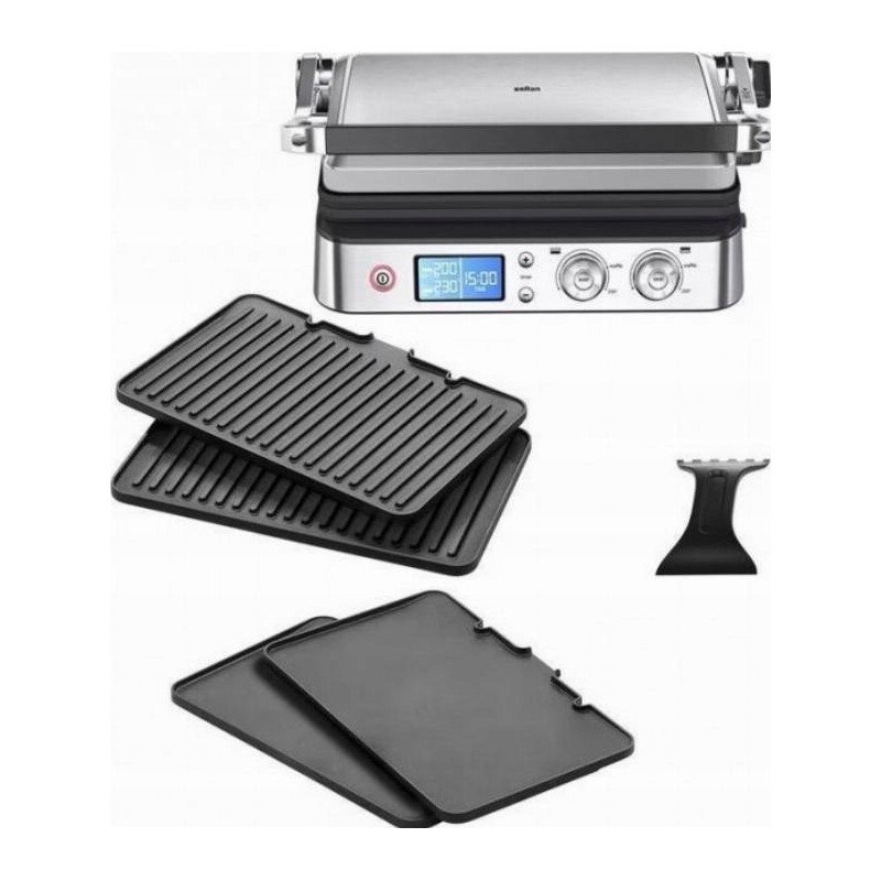 Braun multigrill 9 cg9043 sidabrinė juoda