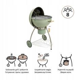 Grilis su anglimis, skersmuo 54,5 cm, Phoenix Beta II Naterial