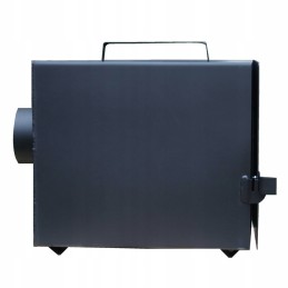 Dviejų kamerų medinė rūkykla su durimis