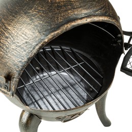 Terasinė krosnis, sodo židinys, laužavietė