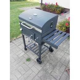 Kampinės anglies kepsninės, Activa sodo grilis, ketaus grotelės, dangtis