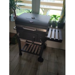 Kampinės anglies kepsninės, Activa sodo grilis, ketaus grotelės, dangtis