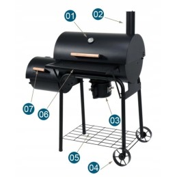 ⭐⭐Sodo anglies grilis rūkykla xxl grotelės lund⭐⭐