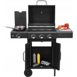 Dujinis grilis Lund 11 6 kw 99646 4 degikliai