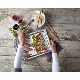 Demeyere specialities 5 steel plate 39 x 27 cm