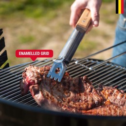 Stulpelių grotelės, apvalios, 99 cm, reguliuojamo aukščio grilio grotelės