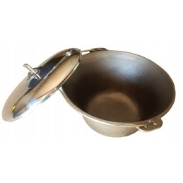 Sodo grilio kranas - nerūdijančio plieno grotelės ir vengriškas virdulys 10 litrų