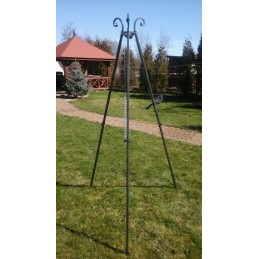 Sodo trikojis grilis su nerūdijančio plieno grotelėmis, komplektas