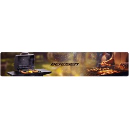 Didelė, vientisa 143 cm medžio anglies kepsninė ant ratų, uždara statinė, grotelės