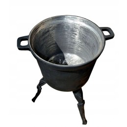 Šio aukciono objektas – 15 litrų ketaus katilas