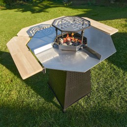 Anglies grilis 2in1 grilio plokštė