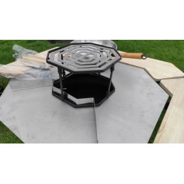 Anglies grilis 2in1 grilio plokštė