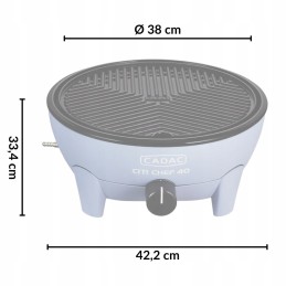 Cadac City Chef staliukas dujinis grilis 38 5cm mėlynas