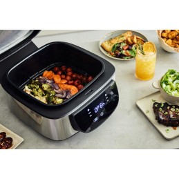 Masterpro skaitmeninis be dūmų elektrinis grilis virtuvės grilis 1800w 5 fu