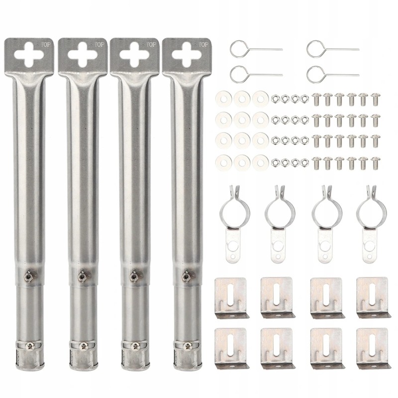 4 pcs. Telescopic grill tube