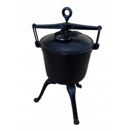 Medžioklinis katilas, lenkiškas ketaus puodas, 5l