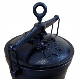 Medžioklinis katilas, lenkiškas ketaus puodas, 5l