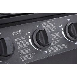 El Fuego San Jose dujinis grilis, 3 degikliai, ketaus grotelės, reduktorius su žarna