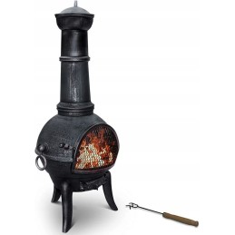 Jago lauko sodo židinys, ketaus, 43 x 43 x 108 cm