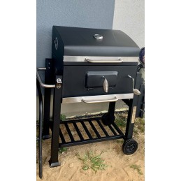 Sodo anglis grilis su ketaus grotelėmis Klaudia 57 x 43 cm